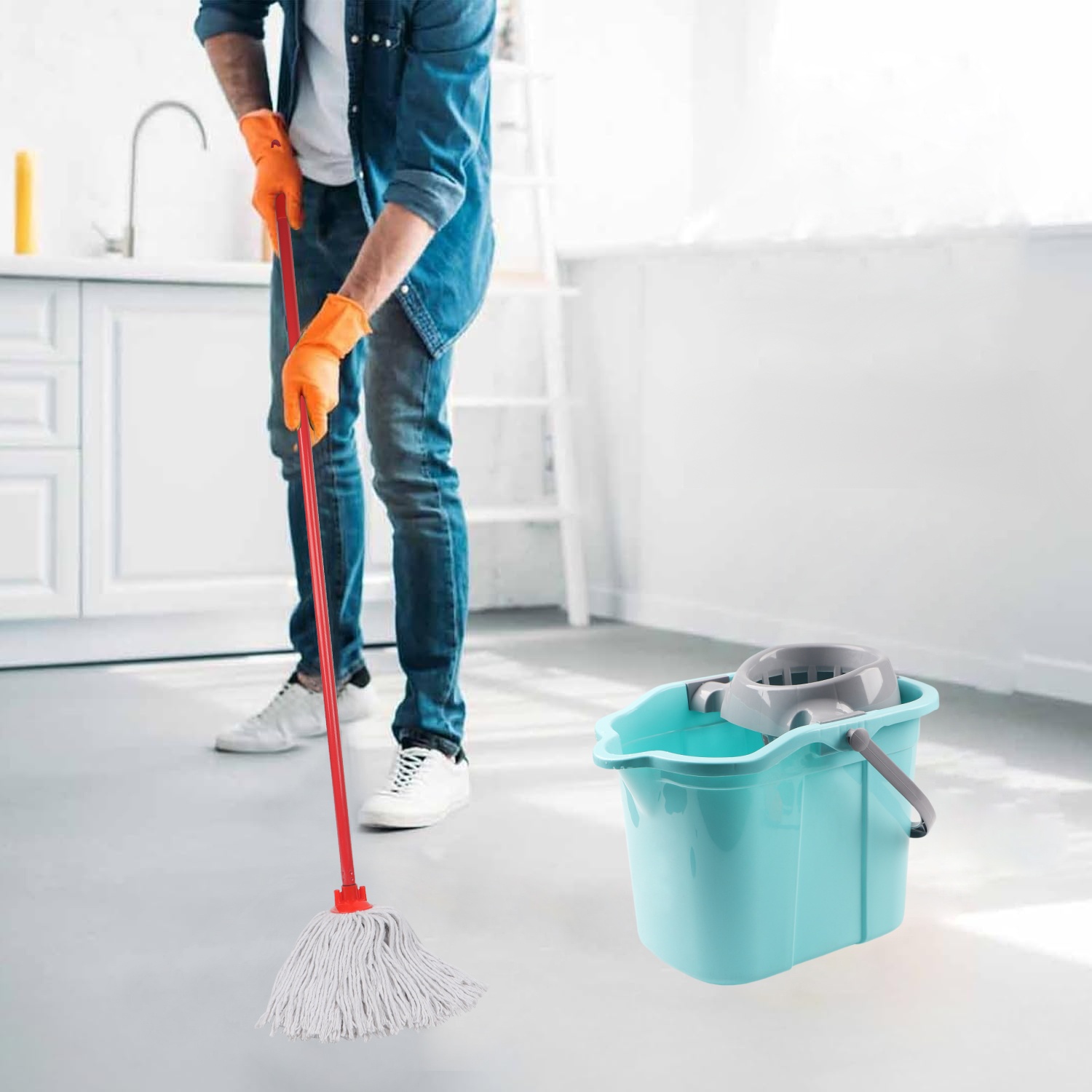 Was ist der hygienischste Weg zu Moppböden?