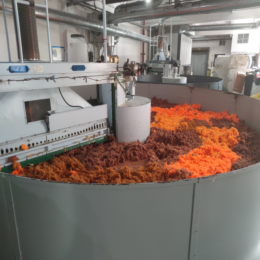 Herstellungsprozess von Baumwollgarn