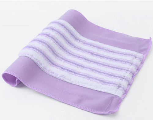 Warum dieses blau gestreifte Mikrofaser-Mopppad perfekt für ansteckbare Flachmopps geeignet ist