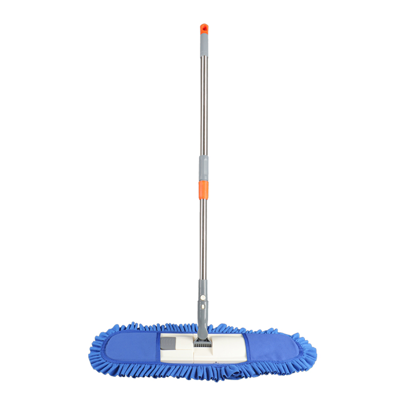 Kommerzieller blauer Flachmikrofaser -Mopp