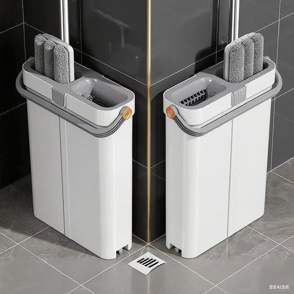 Mopp und Eimer mit Wringer-Set