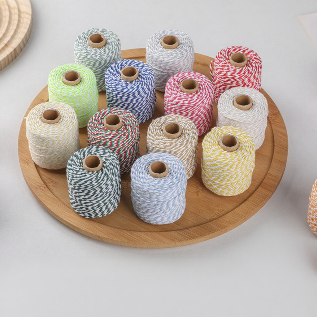 Großhandel gesponnenes, gemischtes, gedrehtes Baumwollseil